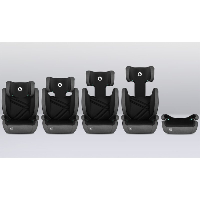 Scaun auto, Lionelo, Hugo i-Size, 100-150 cm, 4-12 ani, Gri [4]