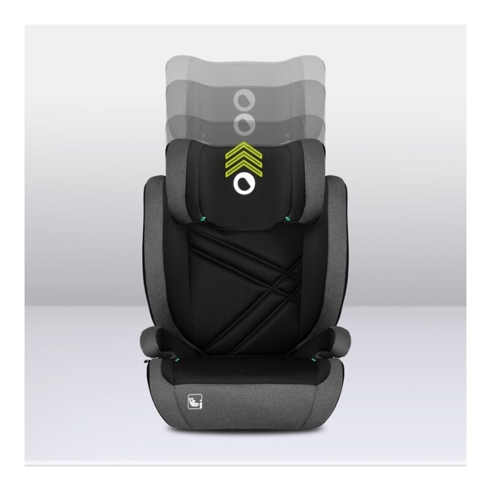 Scaun auto, Lionelo, Hugo i-Size, 100-150 cm, 4-12 ani, Gri [16]