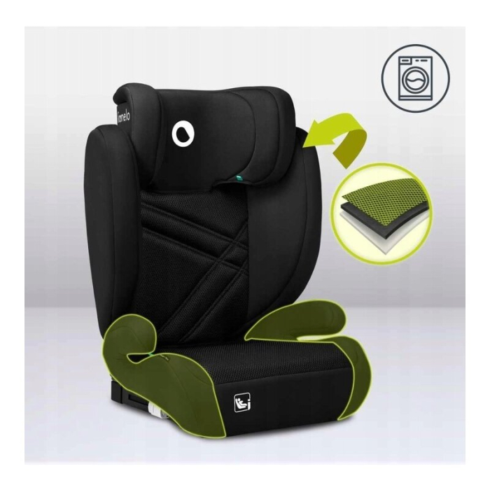 Scaun auto, Lionelo, Hugo i-Size, Universal, Orientare in directia sensului de mers, Reglabil, Conform standardului de [24]