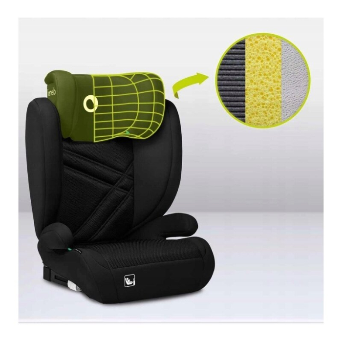 Scaun auto, Lionelo, Hugo i-Size, Universal, Orientare in directia sensului de mers, Reglabil, Conform standardului de [21]