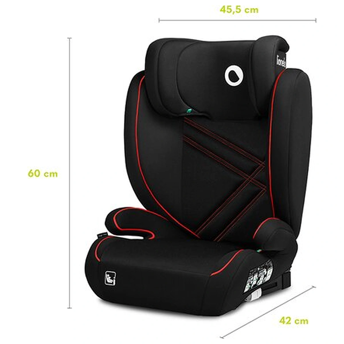Scaun auto, Lionelo, Hugo i-Size, Universal, Orientare in directia sensului de mers, Reglabil, Conform standardului de [19]