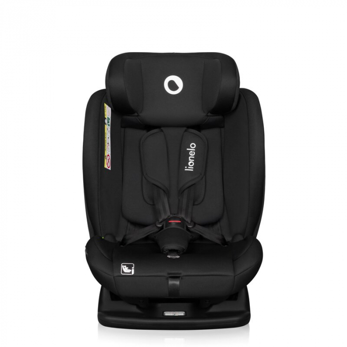 Scaun auto, Lionelo, i-Size Izzy, 0-36 Kg, 40-150 cm, Instalare cu centurile masinii, Protectie laterala, Negru [4]