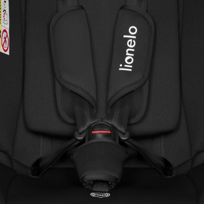 Scaun auto, Lionelo, i-Size Izzy, 0-36 Kg, 40-150 cm, Instalare cu centurile masinii, Protectie laterala, Negru [13]