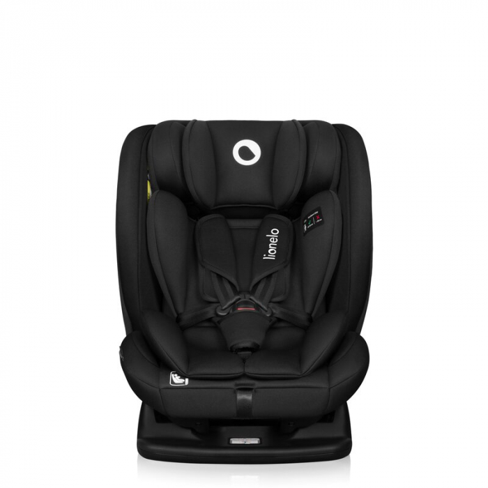 Scaun auto, Lionelo, i-Size Izzy, 0-36 Kg, 40-150 cm, Instalare cu centurile masinii, Protectie laterala, Negru [3]