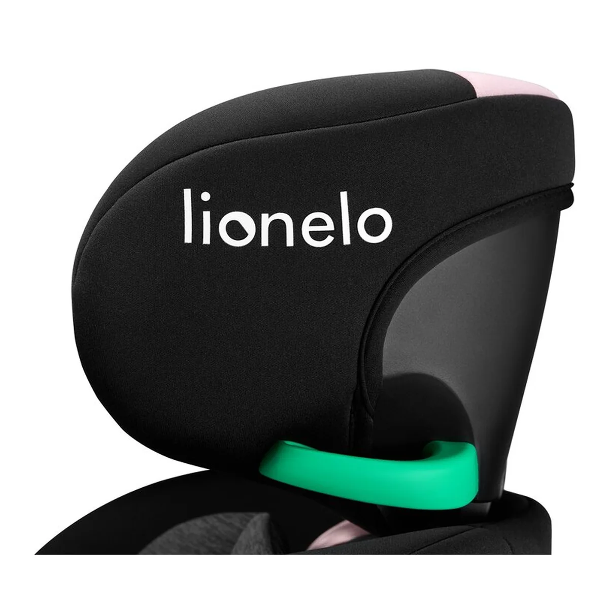 Scaun auto, Lionelo, i-Size Navy, 0-36 Kg, 40-150 cm, Cu isofix si picior de fixare, Protectie laterala, Rotire 360 grade, Negru/Roz [28]