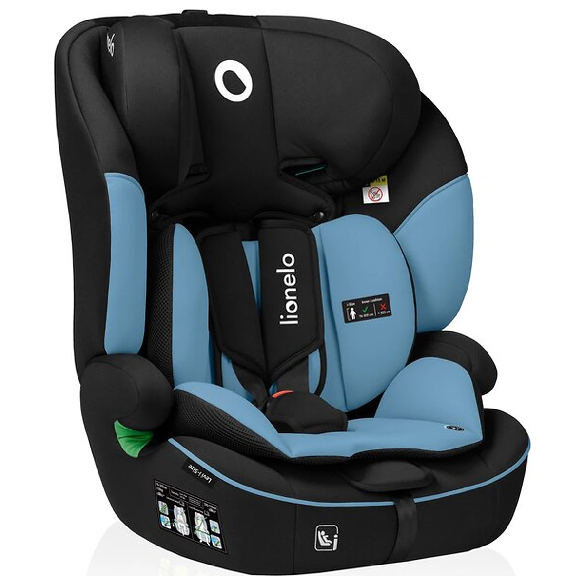 Scaun auto, Lionelo, Levi i-Size, Universal, Instalare FWF, Cu tetiera reglabila in 10 pozitii, Cu spatar detasabil, [3]