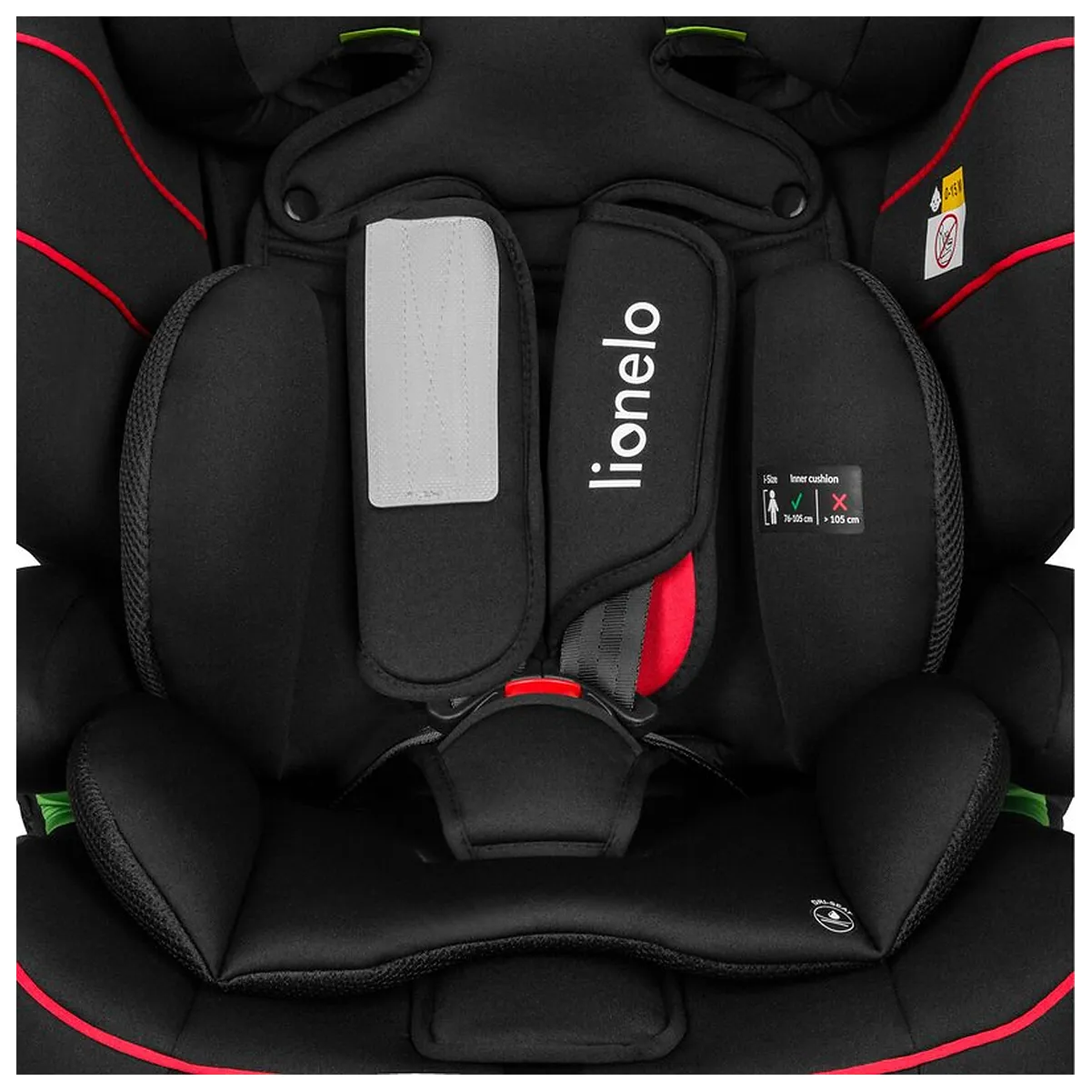 Scaun auto, Lionelo, Levi i-Size, Universal, Instalare FWF, Cu tetiera reglabila in 10 pozitii, Cu spatar detasabil, [10]