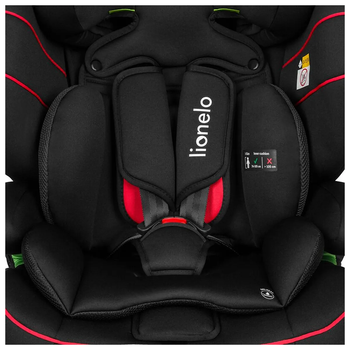 Scaun auto, Lionelo, Levi i-Size, Universal, Instalare FWF, Cu tetiera reglabila in 10 pozitii, Cu spatar detasabil, [9]