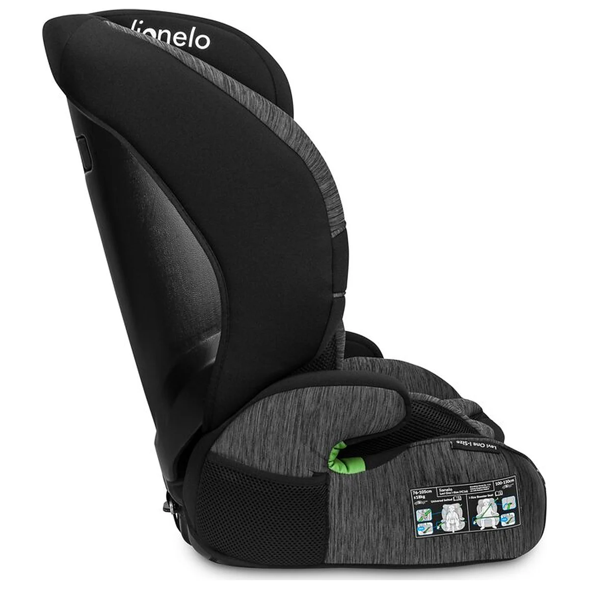 Scaun auto, Lionelo, Levi One i-Size, Universal, Instalare FWF, Cu tetiera reglabila in 10 pozitii, Cu spatar [8]