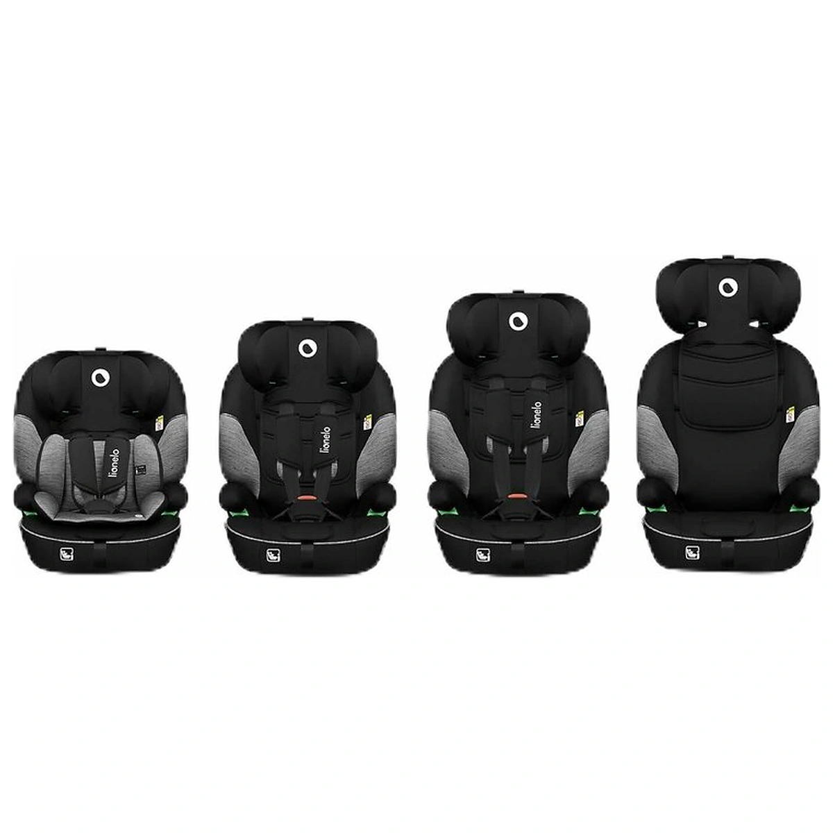 Scaun auto, Lionelo, Levi One i-Size, Universal, Instalare FWF, Cu tetiera reglabila in 10 pozitii, Cu spatar [13]