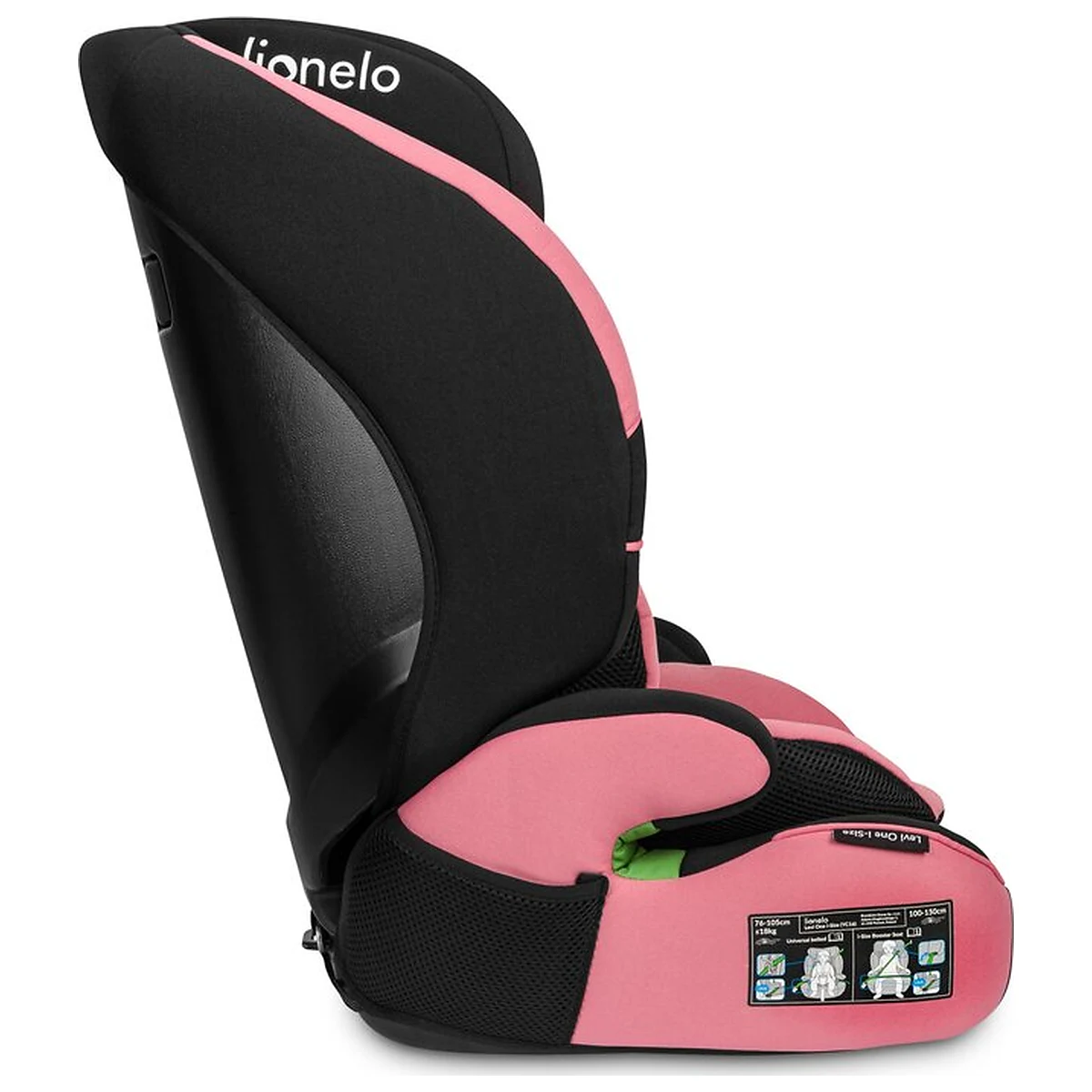 Scaun auto, Lionelo, Levi One i-Size, Universal, Instalare FWF, Cu tetiera reglabila in 10 pozitii, Cu spatar [8]