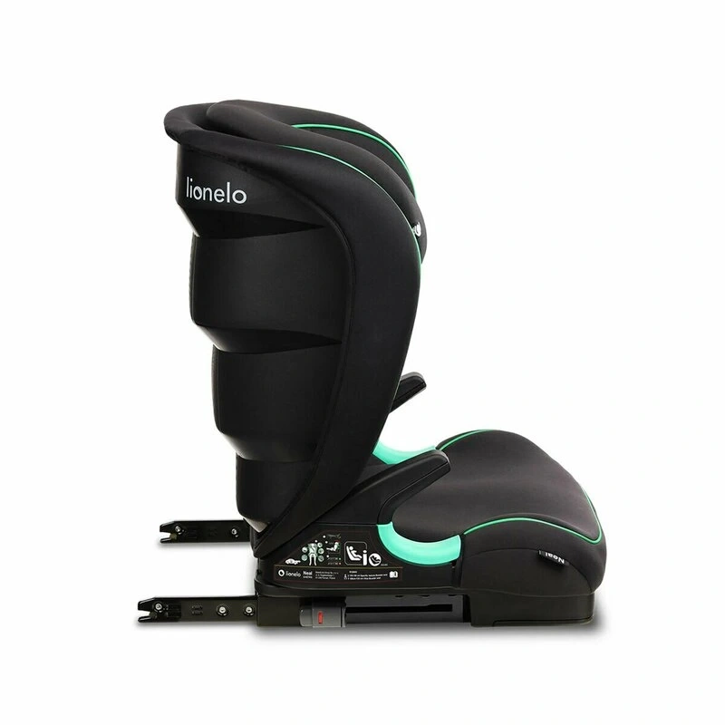 Lionelo - Scaun auto Neal Onix Spatar reglabil, Baza i-size, 15-36 Kg, cu Isofix, Conform cu standardul european de securitate ECE R129, Negru [3]