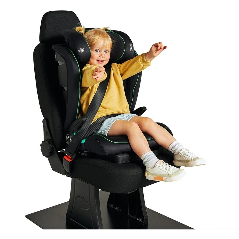 Lionelo - Scaun auto Neal Onix Spatar reglabil, Baza i-size, 15-36 Kg, cu Isofix, Conform cu standardul european de securitate ECE R129, Negru [28]