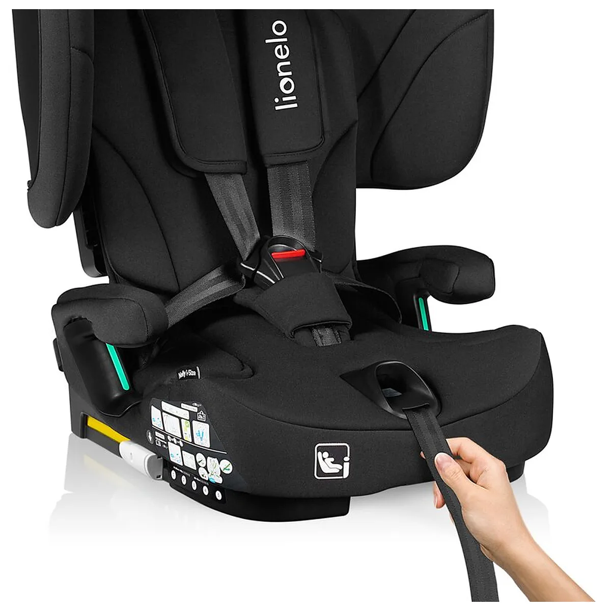 Scaun auto pliabil, Lionelo, Nelly, i-Size, 76- 150 cm, Tetiera reglabila in 15 pozitii, Spatar reglabil in 4 pozitii, [14]