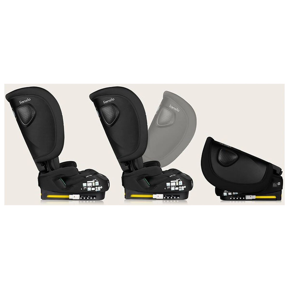 Scaun auto pliabil, Lionelo, Nelly, i-Size, 76- 150 cm, Tetiera reglabila in 15 pozitii, Spatar reglabil in 4 pozitii, [31]