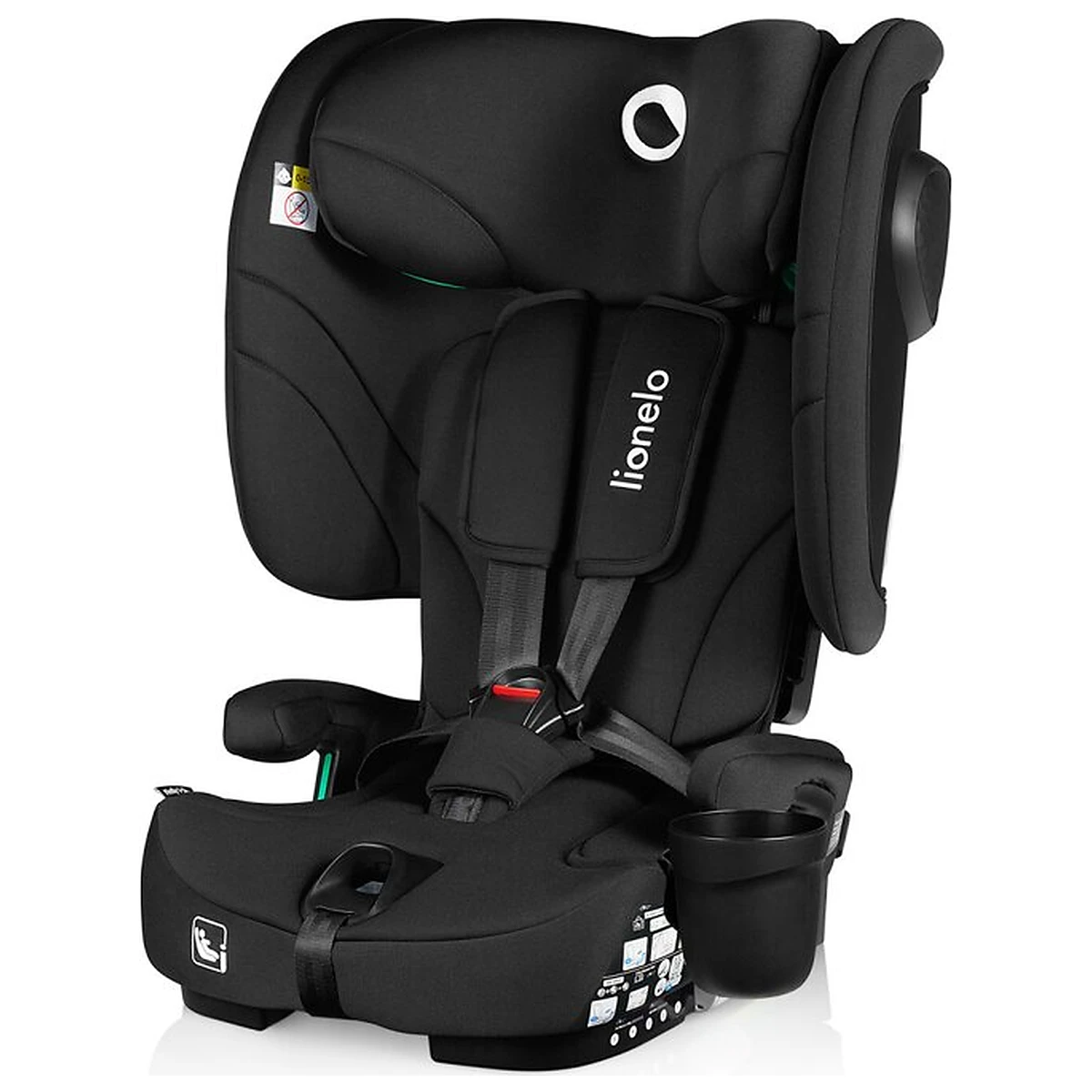 Scaun auto pliabil, Lionelo, Nelly, i-Size, 76- 150 cm, Tetiera reglabila in 15 pozitii, Spatar reglabil in 4 pozitii, [7]