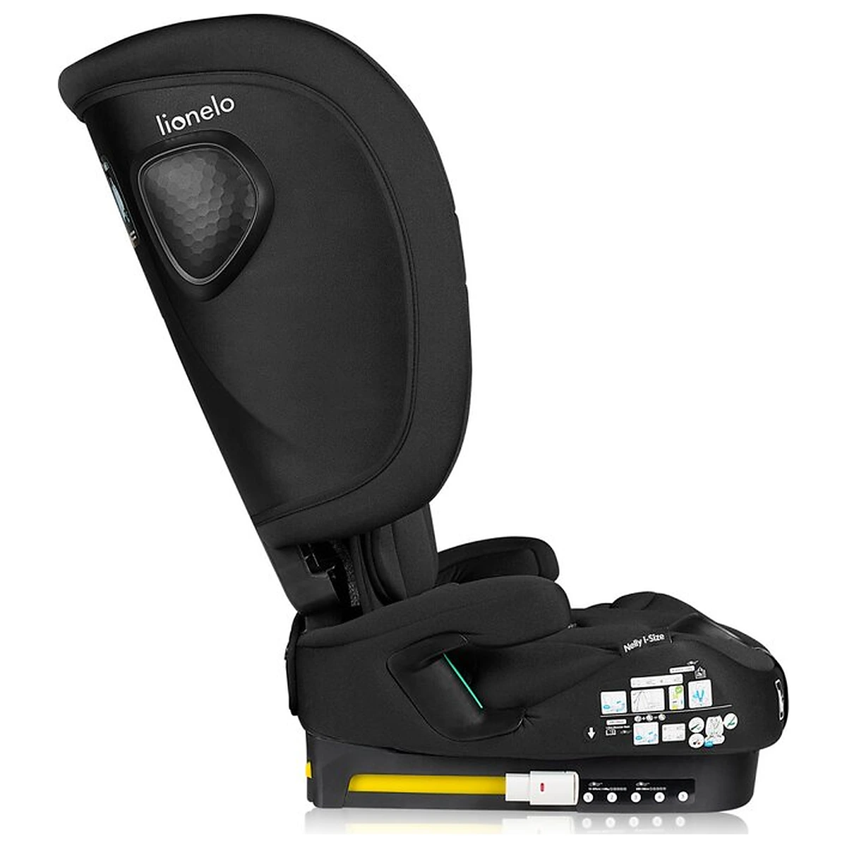 Scaun auto pliabil, Lionelo, Nelly, i-Size, 76- 150 cm, Tetiera reglabila in 15 pozitii, Spatar reglabil in 4 pozitii, [17]