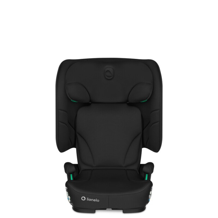 Scaun auto pliabil, Lionelo, Orin, i-Size, 100-150 cm, Isofix+Top Tether, Husa transport, Negru Carbon [11]