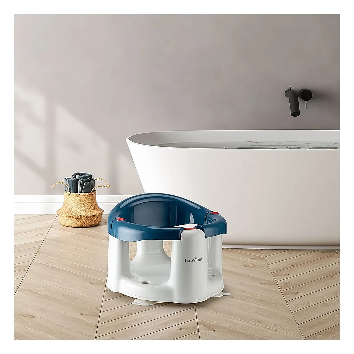 Scaun de baie bebelusi Bath and Feeding BabyJem, albastru 6 luni [6]