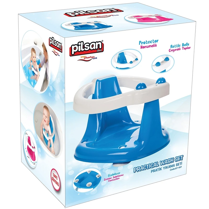 Scaun de baie Pilsan Practical Bath Set blue [2]
