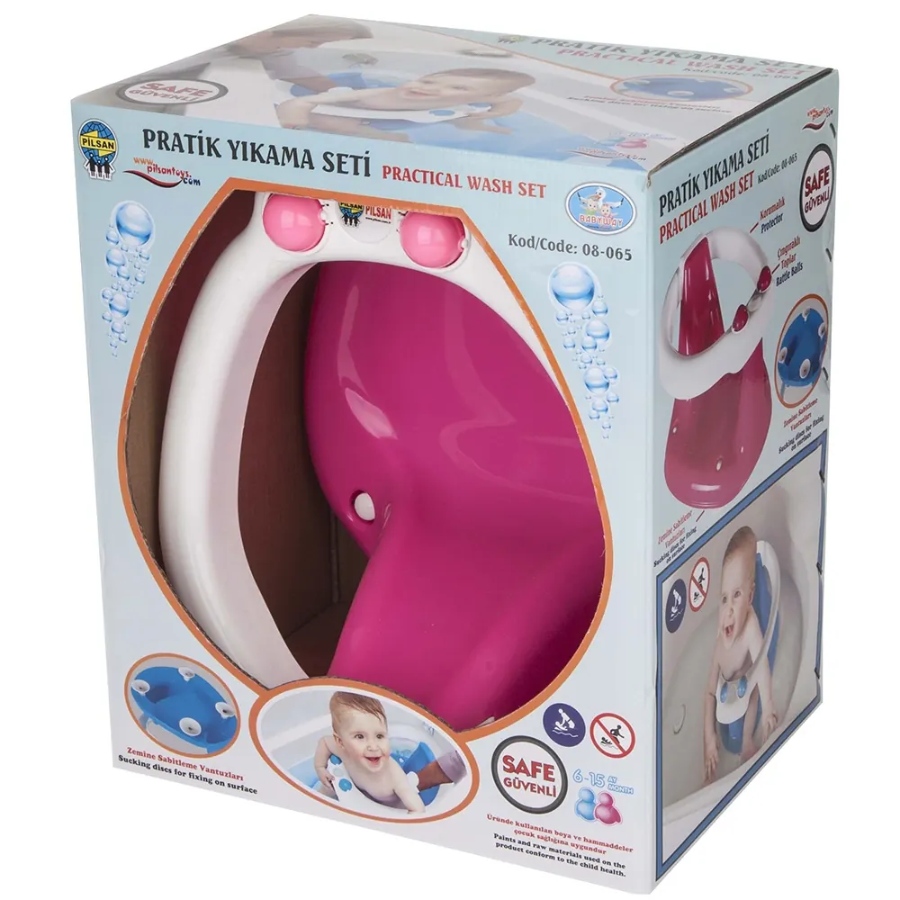 Scaun de baie Pilsan Practical Bath Set pink [2]