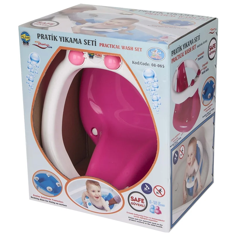 Scaun de baie Pilsan Practical Bath Set pink [2]