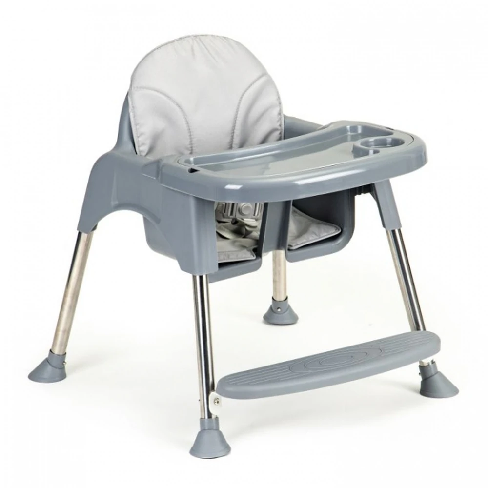 Scaun De Masa 2 In 1 Cu Tapiterie Ecotoys Hc-135c - Gri [9]
