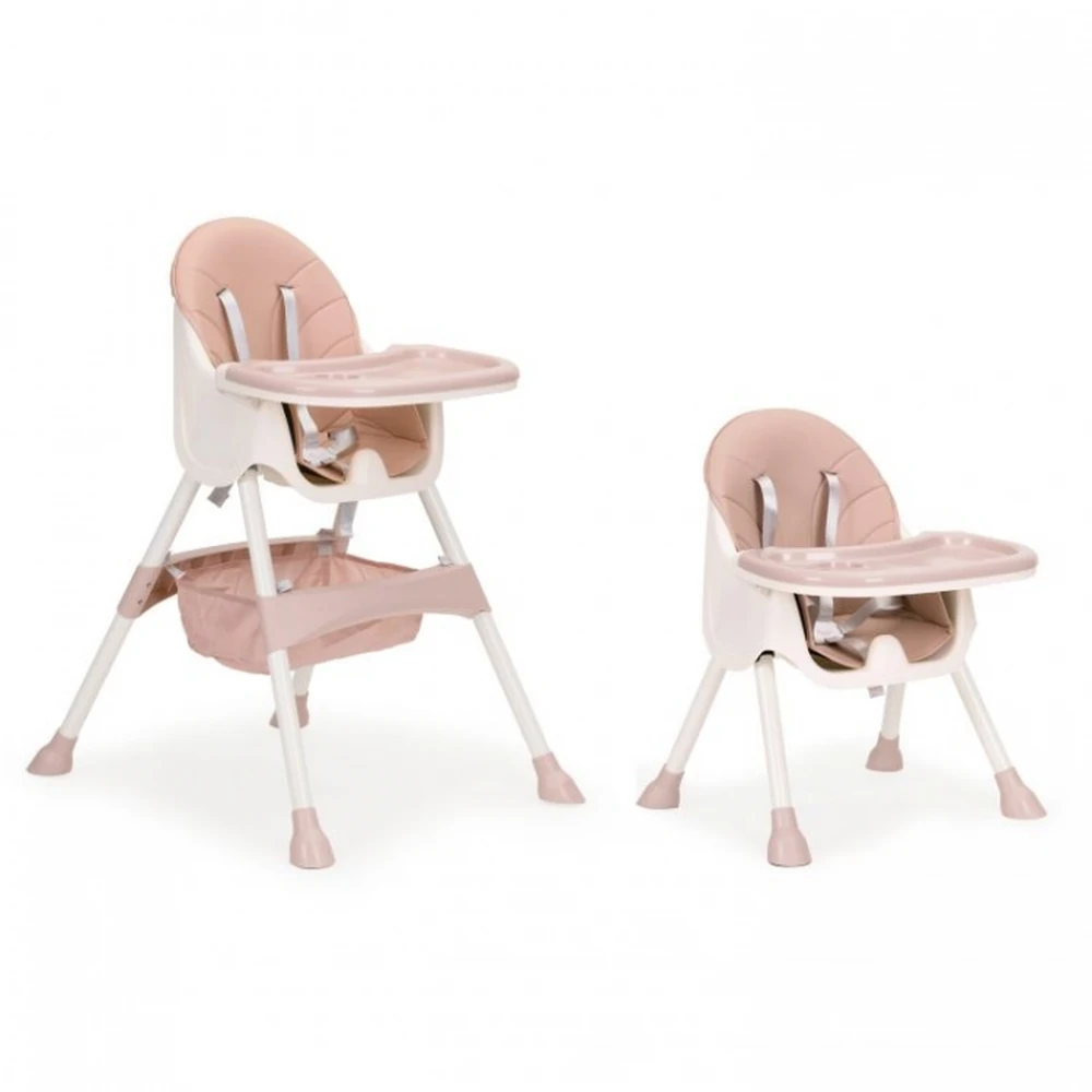 Scaun de masa 2 in 1 Ecotoys - Roz [1]