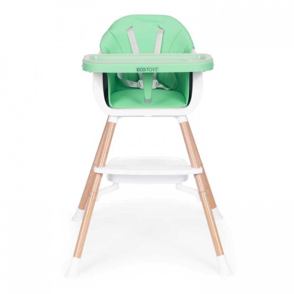 Scaun de masa 2 in 1 Ecotoys - Verde [3]