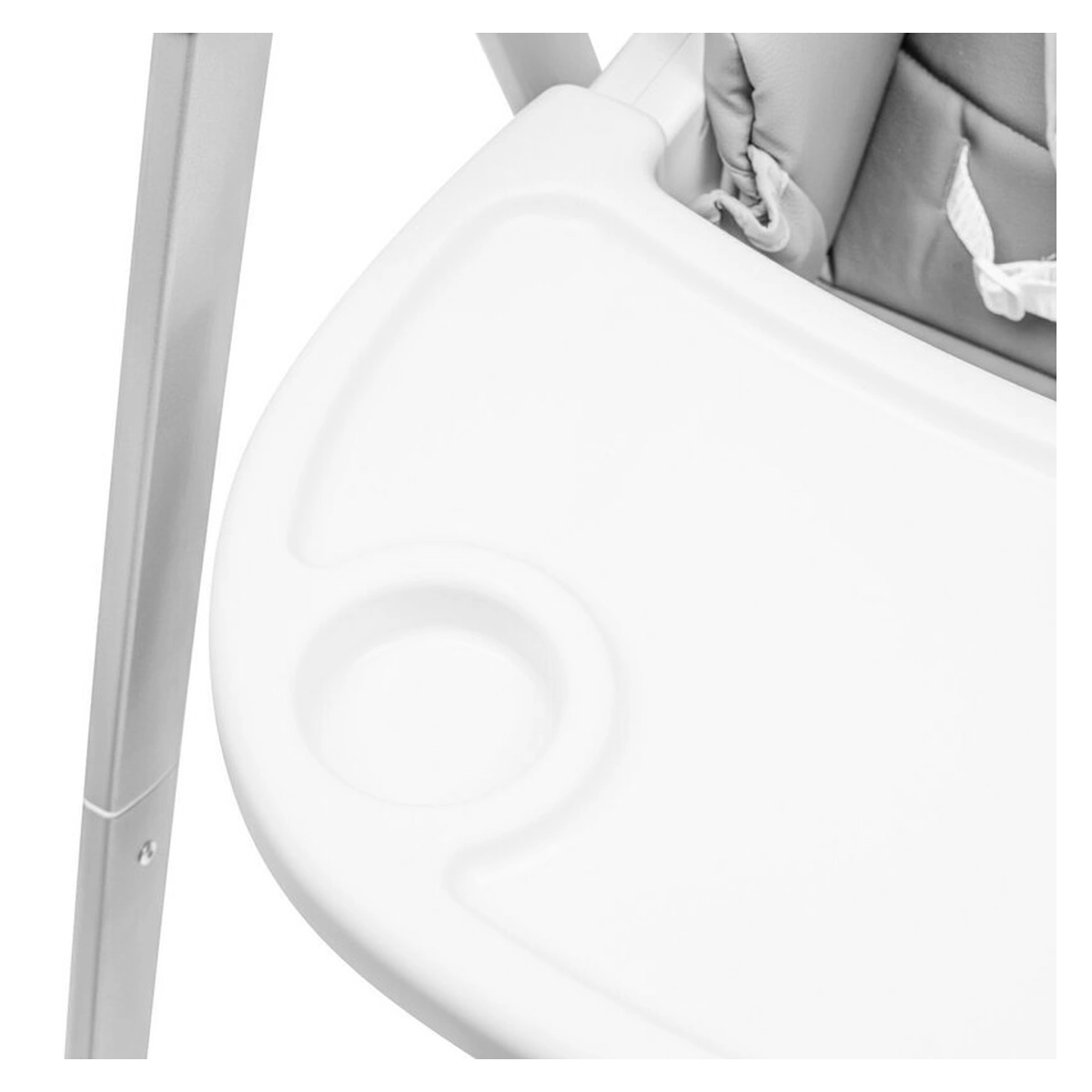 Scaun de masa 2 in 1, New Baby, Smart, leagan pentru copii, telecomanda, 5 viteze de leganare, melodii si jucarii, 0-36 luni, Grey [9]