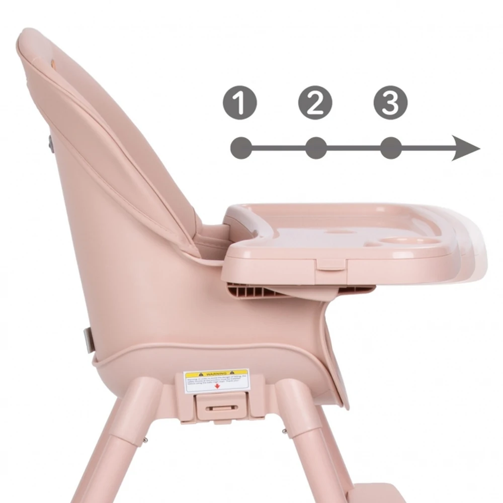 Scaun de masa 4 in 1 Kidwell EATAN Pink [8]