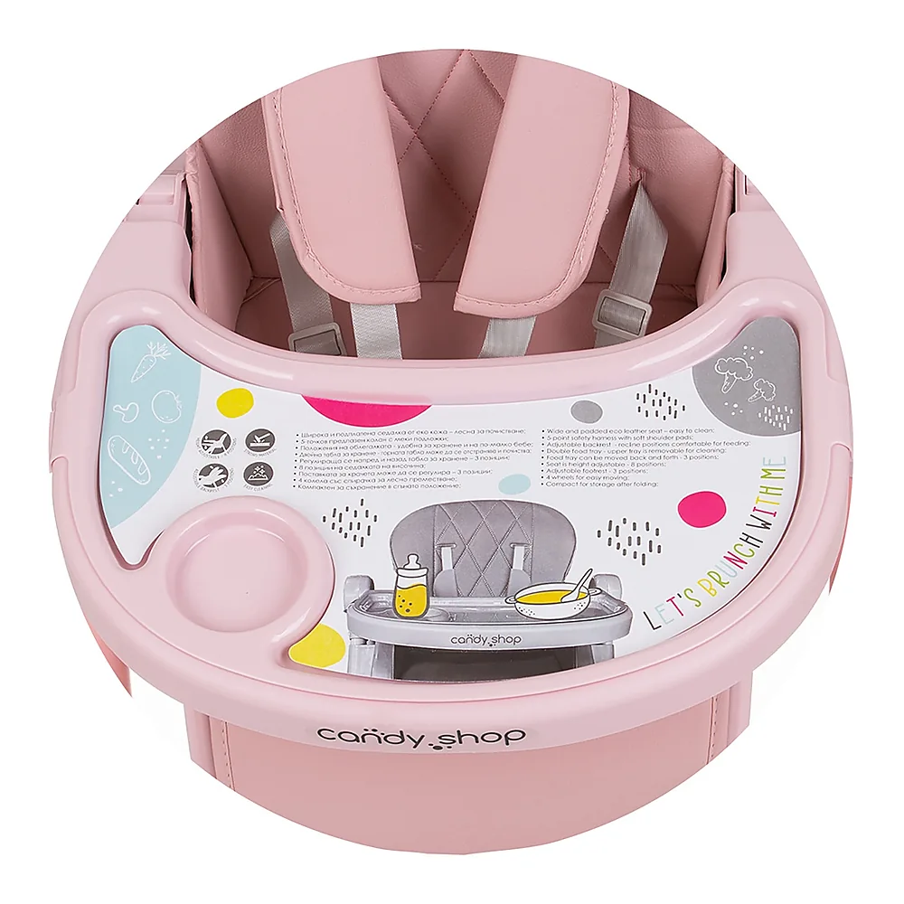 Scaun de masa Chipolino Candy Shop - Flamingo [8]