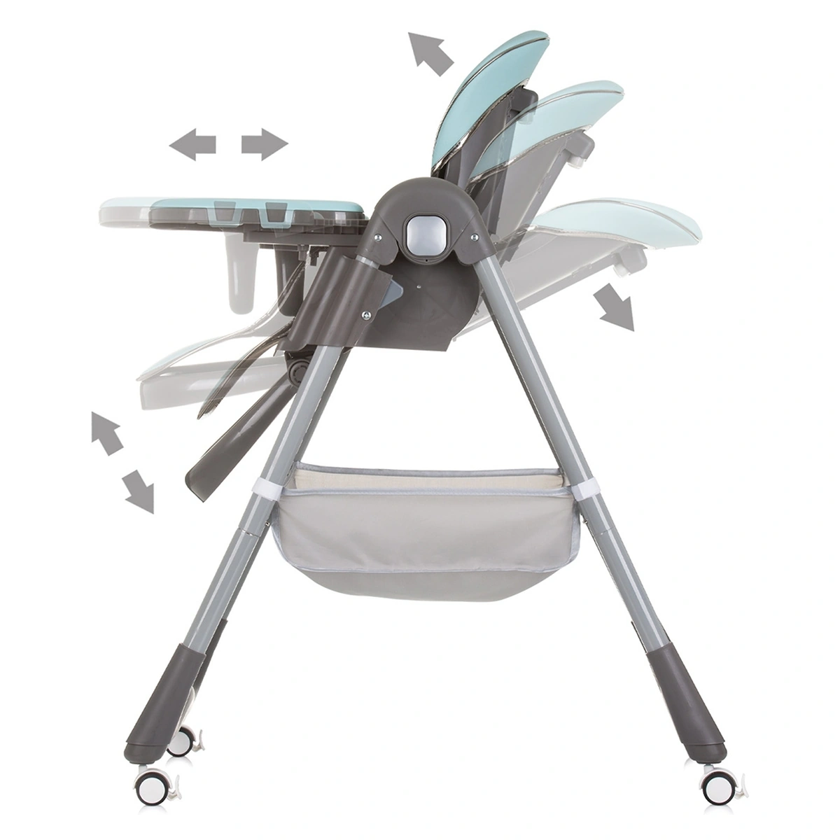 Scaun masa bebelusi Chipolino First Spoon teal 6-15 kg [6]