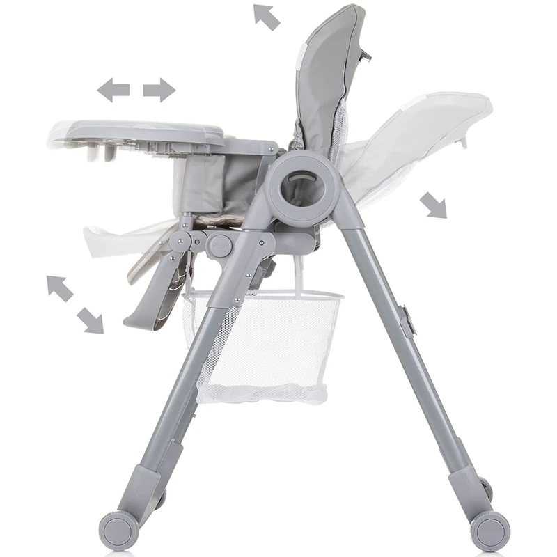 Scaun de masa Chipolino Master Chef pure grey [5]