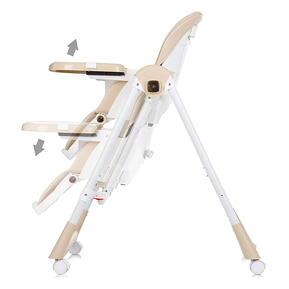 Scaun de masa Chipolino Milk Shake 2 in 1, Beige 6 luni [5]