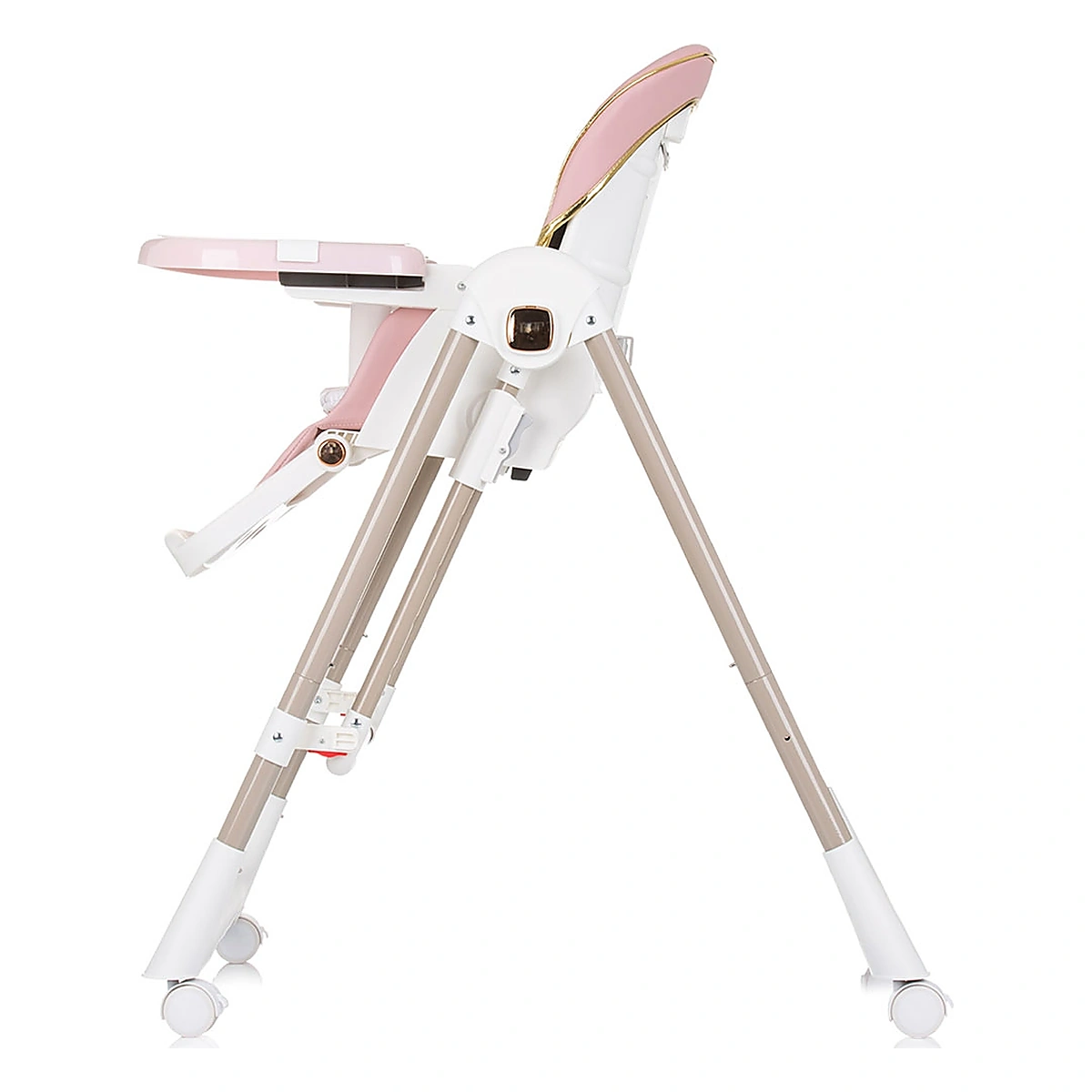 Scaun de masa Chipolino Milk Shake 2 in 1, Flamingo 6 luni [4]