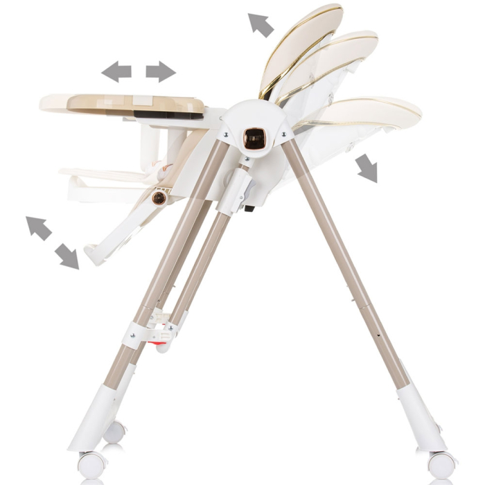 Scaun de masa Chipolino Milk Shake 2 in 1, Macadamia [6]