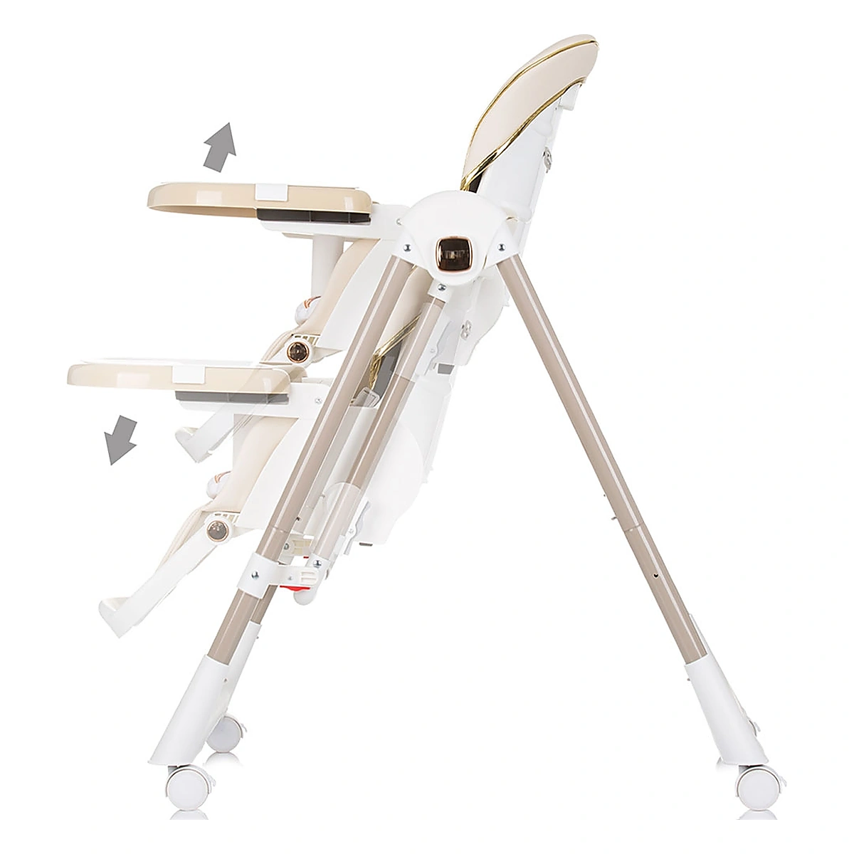 Scaun de masa Chipolino Milk Shake 2 in 1, Macadamia 6 luni [5]