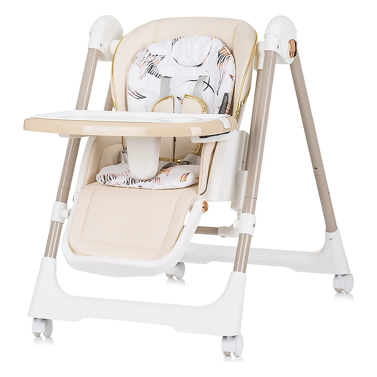 Scaun de masa Chipolino Milk Shake 2 in 1, Macadamia 6 luni [2]