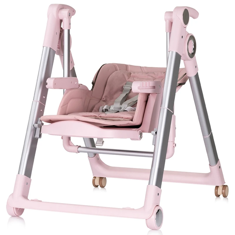 Scaun de masa Chipolino Super Chef 2 in 1, Pink marshmallow [3]