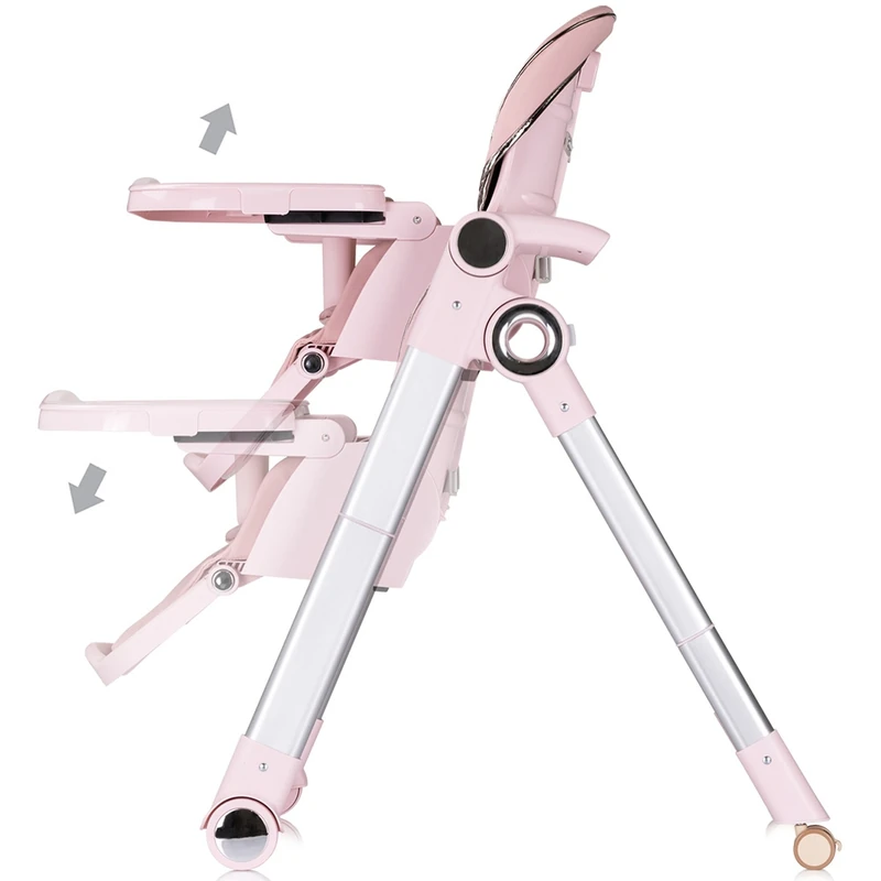 Scaun de masa Chipolino Super Chef 2 in 1, Pink marshmallow [5]