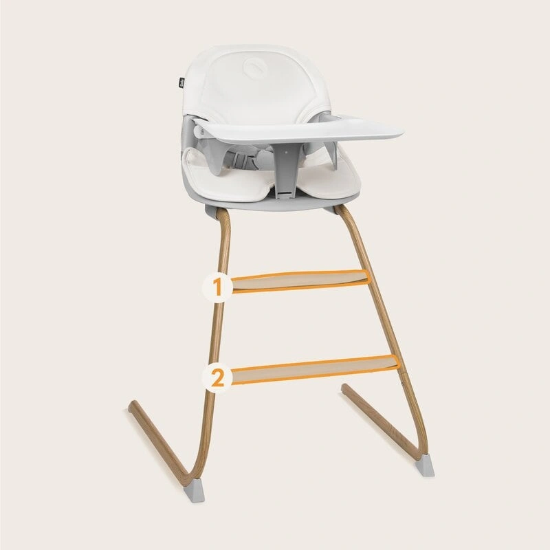 Scaun de masa, Lionelo, Dalia, 2 in 1, Transformabil, Gri [22]
