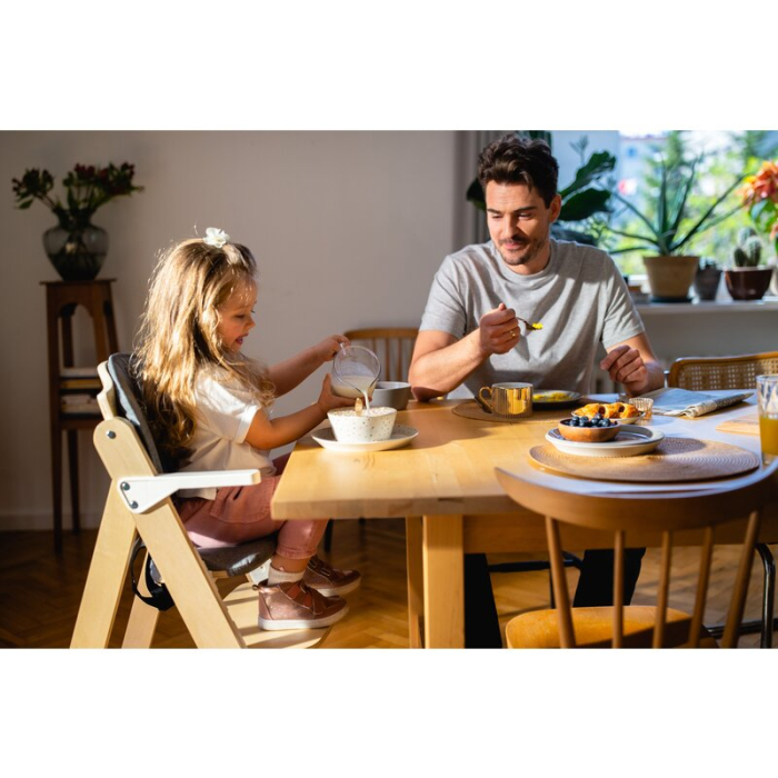 Scaun de masa, Lionelo, Floris, 3 in 1, Din Lemn, Transformabil, Reglabil pe inaltime in 4 pozitii, Suport picioare- 4 [41]