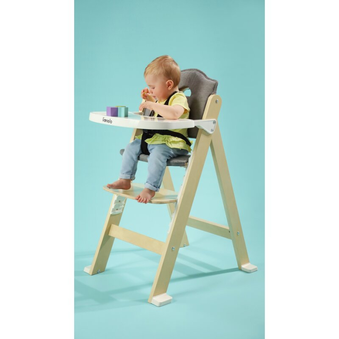 Scaun de masa, Lionelo, Floris, 3 in 1, Din Lemn, Transformabil, Reglabil pe inaltime in 4 pozitii, Suport picioare- 4 [23]