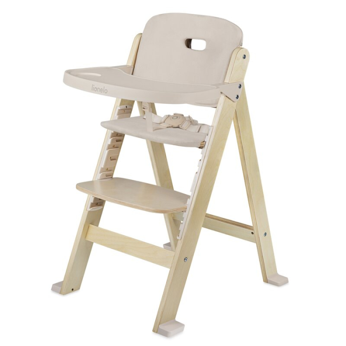 Scaun de masa, Lionelo, Floris, 3 in 1, Din Lemn, Transformabil, Reglabil pe inaltime in 4 pozitii, Suport picioare- 4 [4]