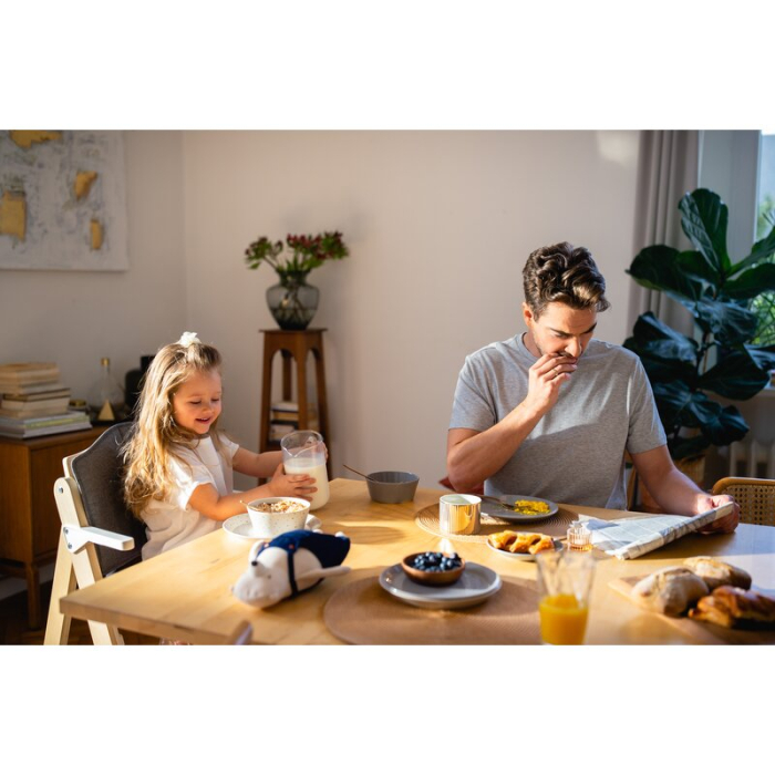 Scaun de masa, Lionelo, Floris, 3 in 1, Din Lemn, Transformabil, Reglabil pe inaltime in 4 pozitii, Suport picioare- 4 [38]