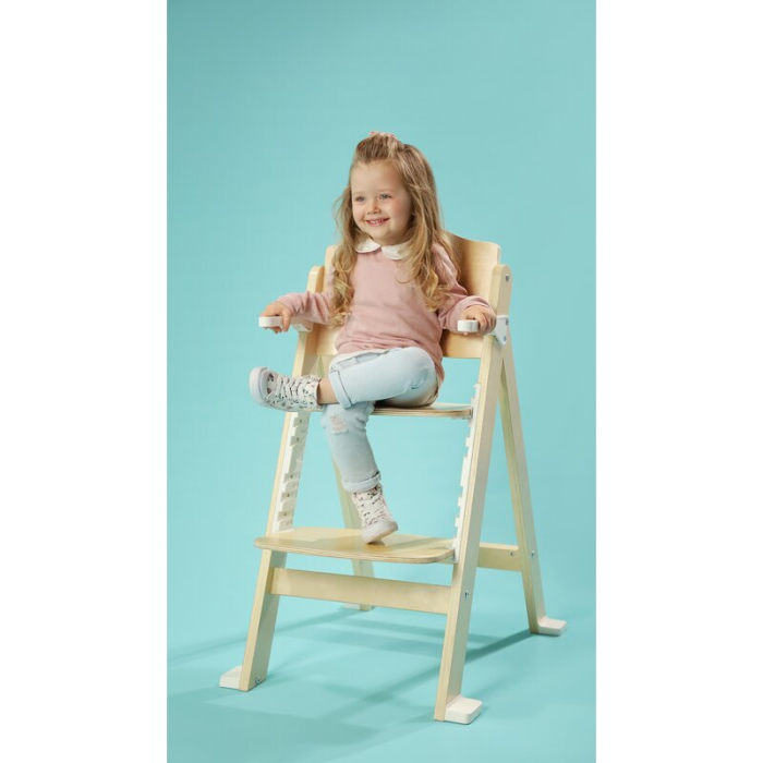 Scaun de masa, Lionelo, Floris, 3 in 1, Din Lemn, Transformabil, Reglabil pe inaltime in 4 pozitii, Suport picioare- 4 [31]