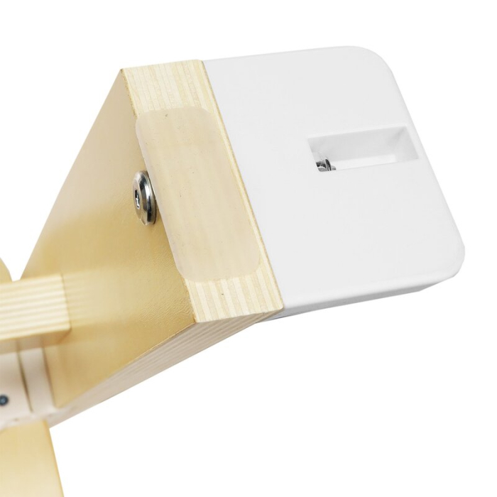 Scaun de masa, Lionelo, Floris, 3 in 1, Din Lemn, Transformabil, Reglabil pe inaltime in 4 pozitii, Suport picioare- 4 [8]