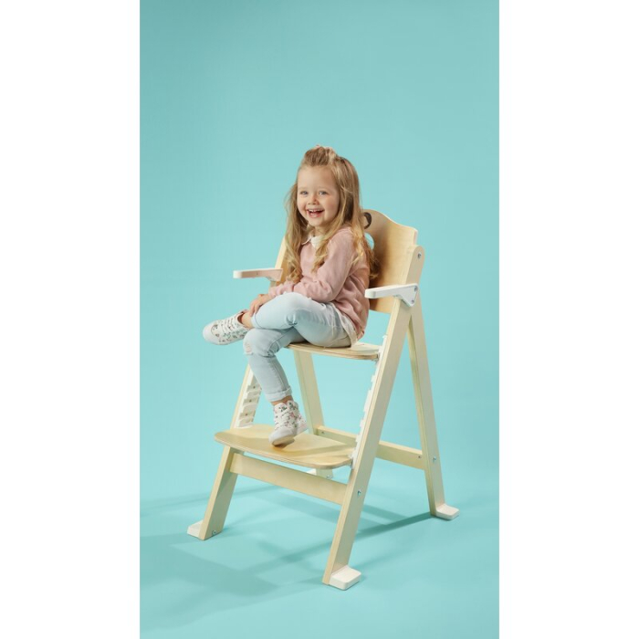 Scaun de masa, Lionelo, Floris, 3 in 1, Din Lemn, Transformabil, Reglabil pe inaltime in 4 pozitii, Suport picioare- 4 [28]