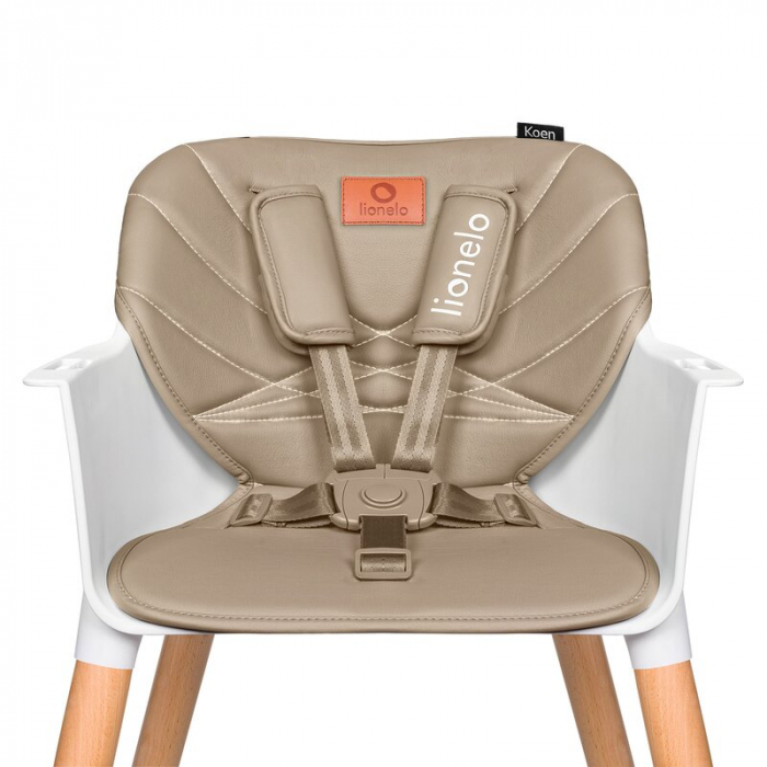 Scaun de masa, Lionelo, Koen, 2 in 1, Transformabil, Sustine 30 kg, 6 luni+, Bej [5]